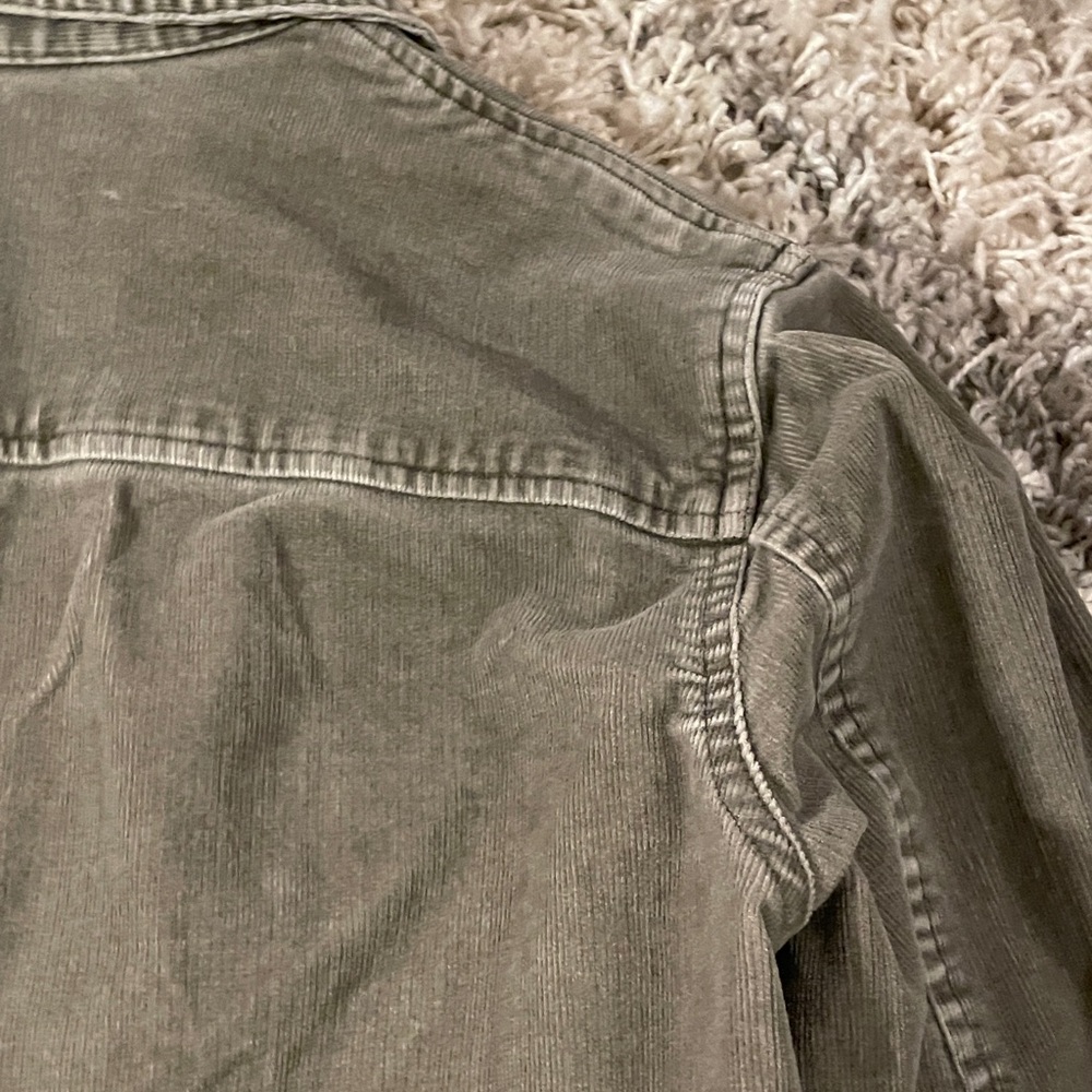 Eddie Bauer Olive Button Down Shirt‎ - Picture 12 of 13